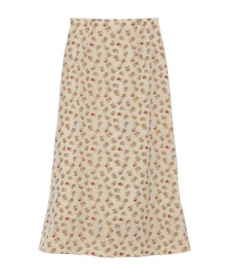 Mame Kurogouchi (Women)/マメ クロゴウチ Ｆｌｏｒａｌ　Ｊａｃｑｕａｒｄ　ＡーＬｉｎｅ　Ｓｋｉｒｔ　ＭＭ２５ＳＳーＳＫ０２２