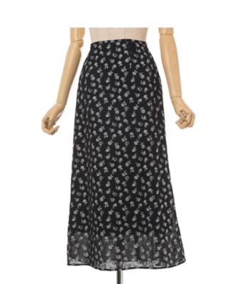 Ｆｌｏｒａｌ　Ｊａｃｑｕａｒｄ　ＡーＬｉｎｅ　Ｓｋｉｒｔ　ＭＭ２５ＳＳーＳＫ０２２