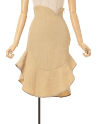 大人気アイテム Grain Skirt Asymmetric Finish スカート