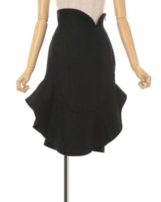 品質保証 Grain Finish Skirt Asymmetric スカート