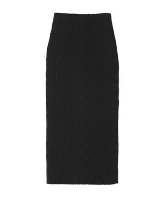 ＜Mame Kurogouchi (Women)＞Ｗａｖｅ　Ｐｌｅａｔｓ　Ｓｋｉｒｔ　ＭＭ２５ＳＳーＳＫ０７５