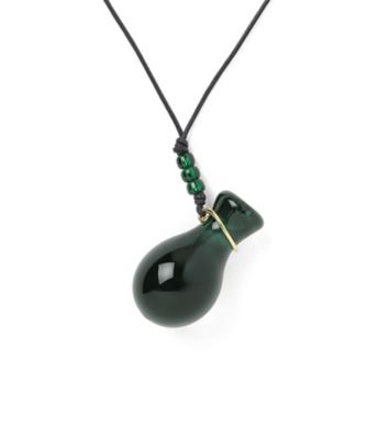 アクセサリー Mato Floral Motif Glass Necklace 6F