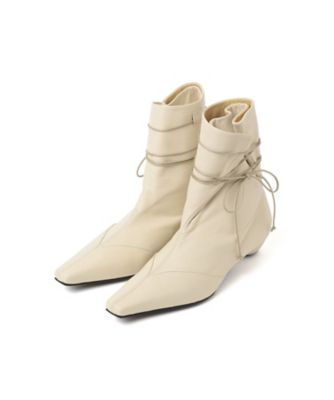 Cow Leather Wrap Boots 6F／MM26FW
