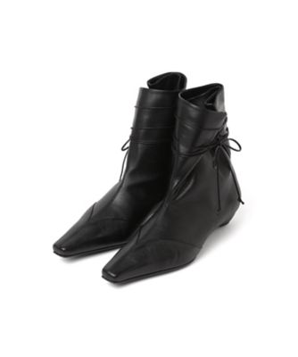 Cow Leather Wrap Boots 6F／MM26FW
