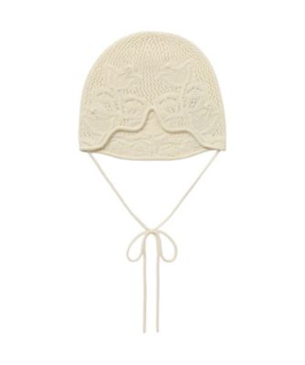 ＜Mame Kurogouchi (Women)＞Ｗｏｏｌ　Ｋｎｉｔ　Ｃａｐ　６Ｆ／ＭＭ２６ＦＷ－ＡＣ３１４