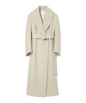 Wool Boa Double Breast Coat 6F