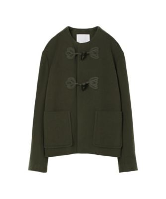 Cording Embroidery Short Duffle