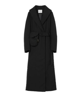 Nylon Twill Chesterfield Coat with