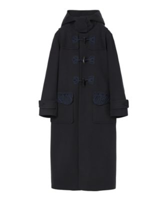 Cording Embroidery Duffle Coat 6F