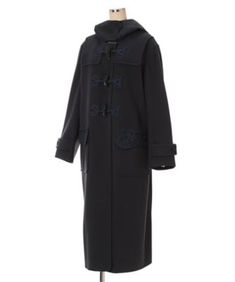 Cording Embroidery Duffle Coat 6F
