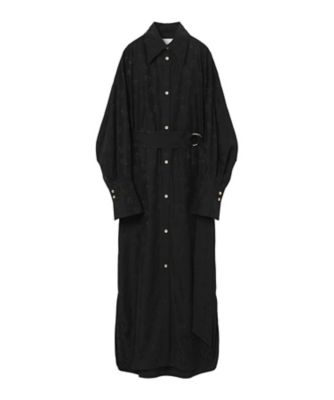 Floral Jacquard Shirt Dress 6F