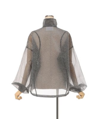 Floral Jacquard Sheer Anorak MM26FW