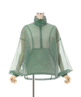 Floral Jacquard Sheer Anorak MM26FW
