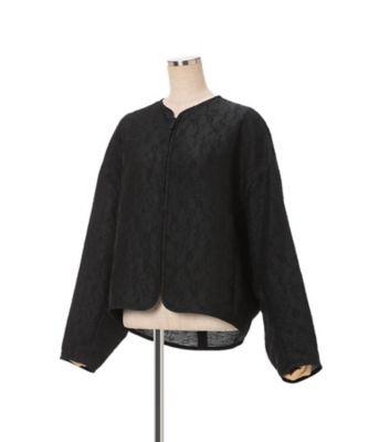 Arabesque Jacquard Short Jacket 6F