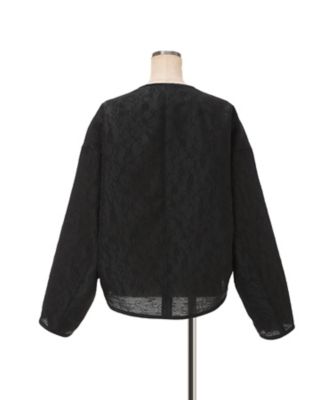 Arabesque Jacquard Short Jacket 6F