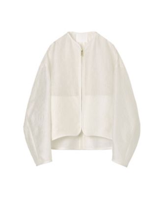 ましゃこページ Arabesque Jacquard Short Jacket 6F