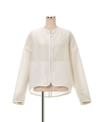 makko Arabesque Jacquard Short Jacket 6F