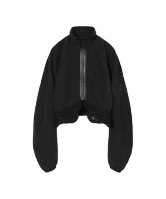 Nylon Short Jacket with Cording