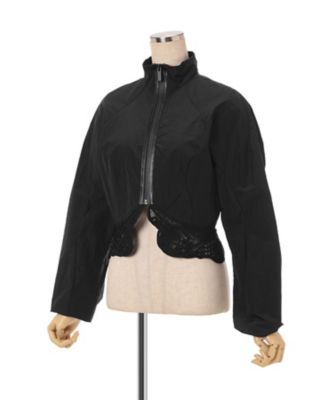 Nylon Short Jacket with Cording