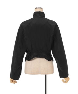 Nylon Short Jacket with Cording