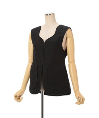 Floral Jacquard Quilting Vest 6F