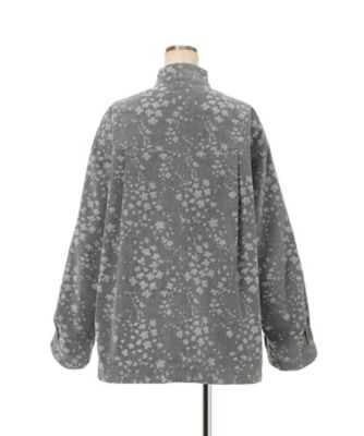 Floral Jacquard Denim Jacket 6F