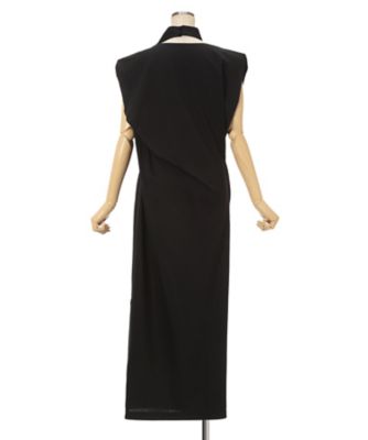 Cotton Jersey Asymmetric Dress
