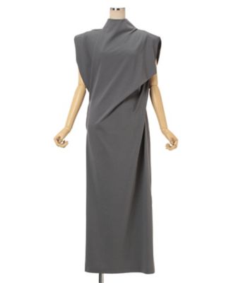 Cotton Jersey Asymmetric Dress