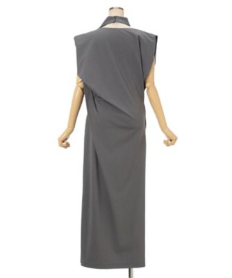 Cotton Jersey Asymmetric Dress