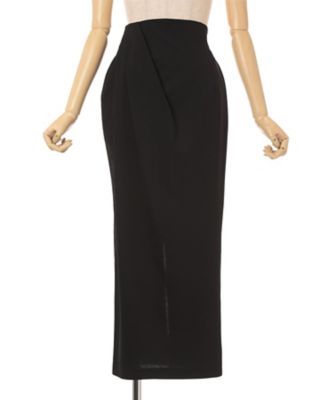 Cotton Jersey Asymmetric Skirt