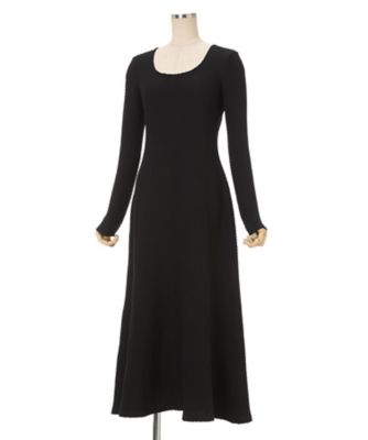 Shirring Jersey Jacquard Long