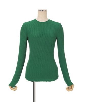 Shirring Jersey Jacquard Long