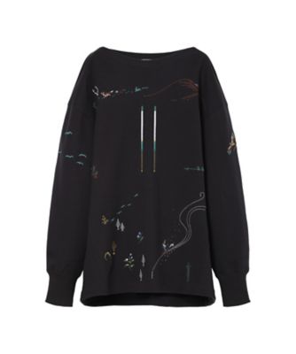 Landscape Embroidery Sweatshirt 6F