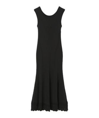 Ribbed Eyelet Knit Dress 6F／MM26FWー