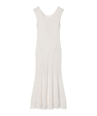 Ribbed Eyelet Knit Dress 6F／MM26FWー