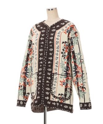 Floral Arabesque Knit Jacket 6F