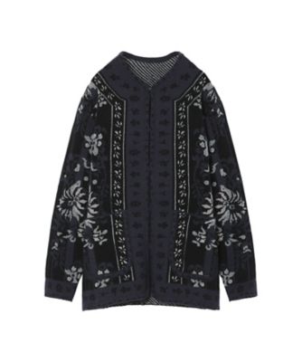 Floral Arabesque Knit Jacket 6F