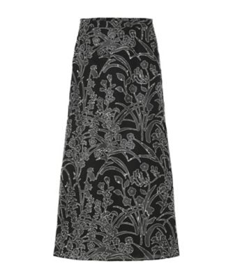 Washi Print Sheer Skirt 6F／MM26FWー