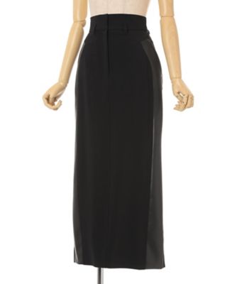 スカート Mame Kurogouchi Basic Wool Belted Skirt Wool Triacetate Lined Skirt 6F