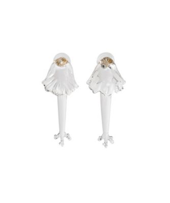 ＜Mame Kurogouchi (Women)＞Ｆｌｏｒａｌ　Ｍｏｔｉｆ　Ｈａｎｄｃｒａｆｔｅｄ　Ｇｌａｓｓ　Ｅａｒｒｉｎｇ　６Ｓ／ＭＭ２６ＳＳーＡＣ３１０