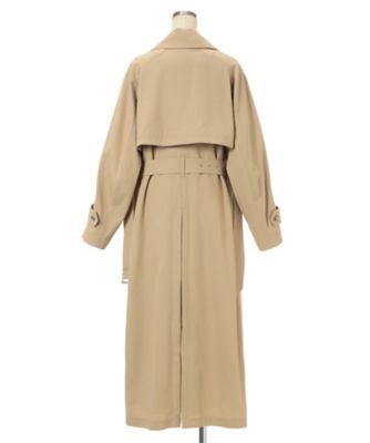 Cording Embroidery Detailed Trench