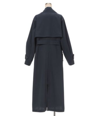 Cording Embroidery Detailed Trench