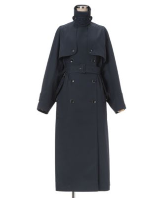 Cording Embroidery Detailed Trench