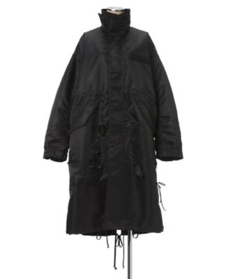 Nylon Twill 3D Embroidery Mods Coat