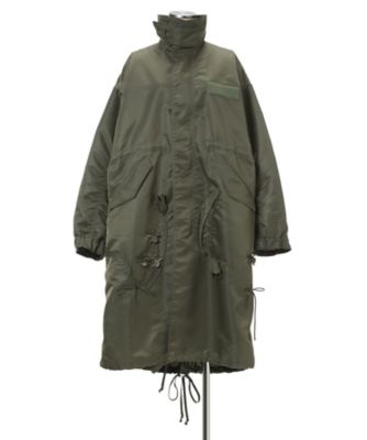 Nylon Twill 3D Embroidery Mods Coat