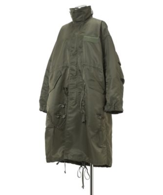 Nylon Twill 3D Embroidery Mods Coat