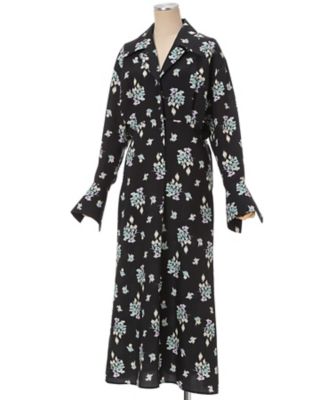 Floral Motif Printed Dress 6S