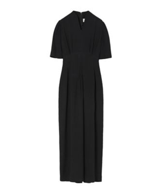 Puffed Floral Jacquard Dress 6S