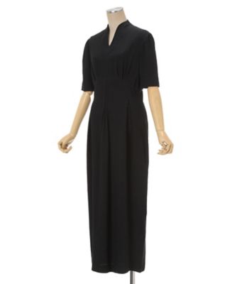 Puffed Floral Jacquard Dress 6S