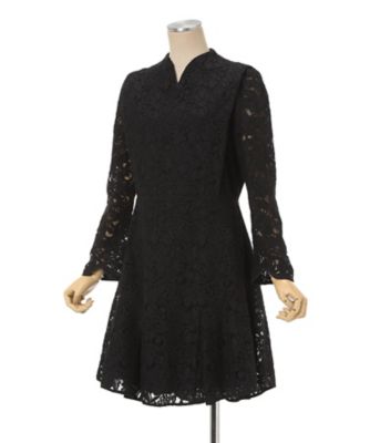 Raschel Lace Flare Dress 6F／MM26SS